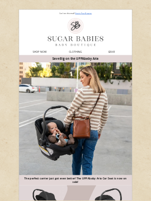 Sugar Babies - UPPAbaby Aria Sale – Don't Miss Out!