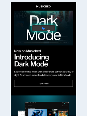 Musicbed - 🌙 DARK MODE IS HERE