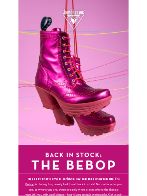 John Fluevog Shoes - The Bebop’s Back for You! 💕