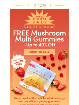 RYZE - NEW! Gummies for all-day energy ⚡