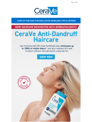 CeraVe - Say Goodbye to Dandruff & Visible Flakes