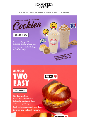 Scooter's Coffee - A Deal So Nice It’ll Make You Smile Twice 😃😃