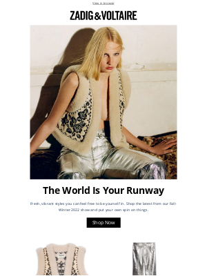 Zadig & Voltaire - The World Is Your Runway