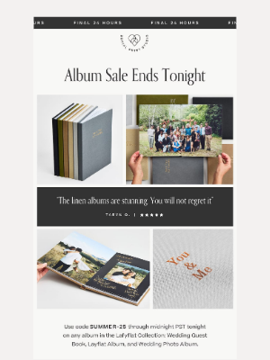 Social Print Studio - Final Day of 25% off Album Sale—order before Midnight PST! ⌛