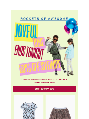 ROCKETS OF AWESOME - Joyful June is ENDS TONIGHT ⏰