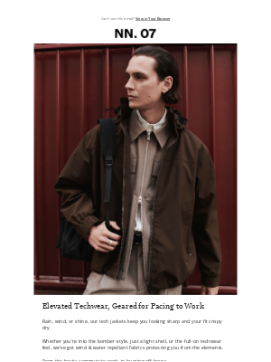NN07 - Tech Jackets for Fall