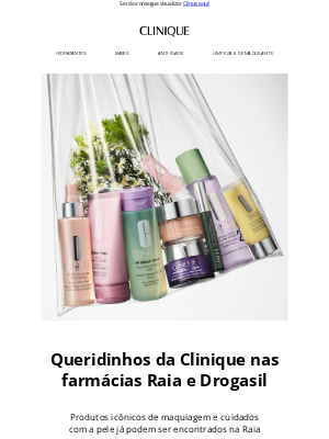 Clinique (Brazil) - Seus favoritos Clinique agora nas farmácias Raia e Drogasil