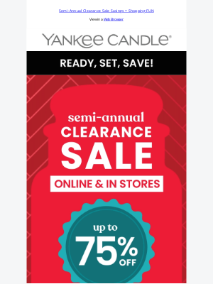 The Yankee Candle Company - Psst! What you love is on sale NOW 🎉