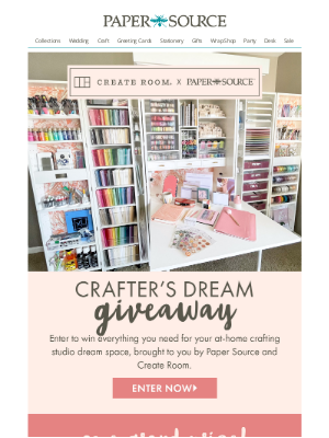 Paper Source - Don't Sleep on this Crafter's Dream Giveaway