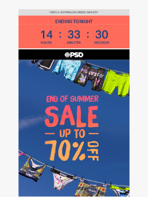 PSD Underwear - FINAL HOURS: Up to 70% Off