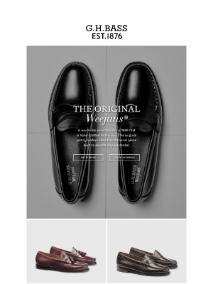 G.H. Bass & Co. - Classic Weejuns For Fall