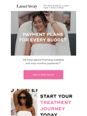 LaserAway - Treatment Plans For Every Budget