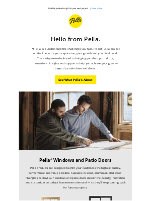 Pella - Ready to see the latest?