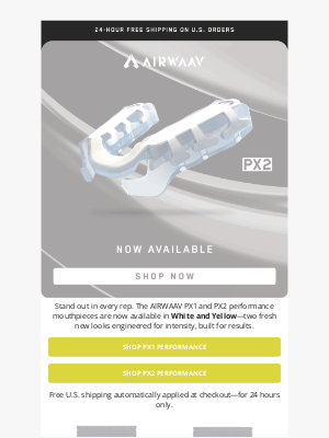 AIRWAAV - NEW COLORS + FREE U.S. SHIPPING