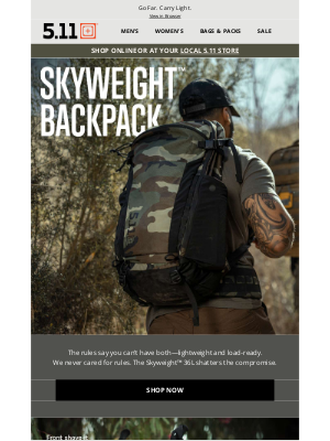 511tactical - A Backpack BUILT For The Backcountry 🌲