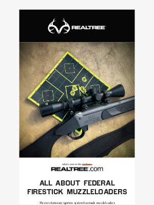 Realtree - All About Federal FireStick Muzzleloaders