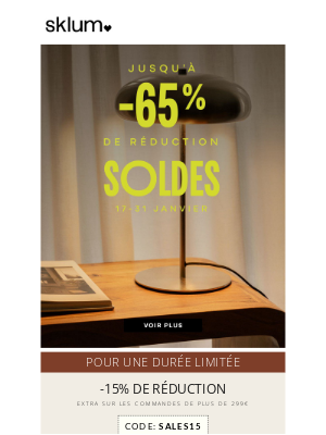 Slum (France) - Soldes | Offres exclusives sur meubles et décoration