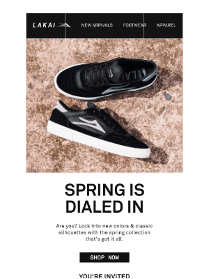 Lakai Footwear - We've Got Spring Style Dialed ☎️