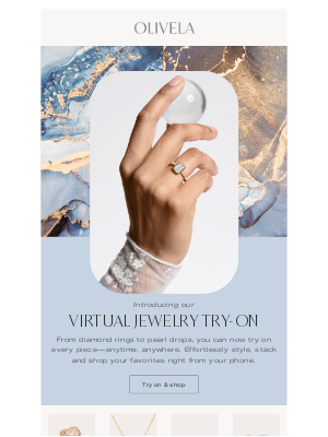 Olivela - Try on jewelry—virtually with our new feature ✨