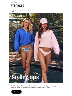 STRONGER - In focus: Styling swimwear