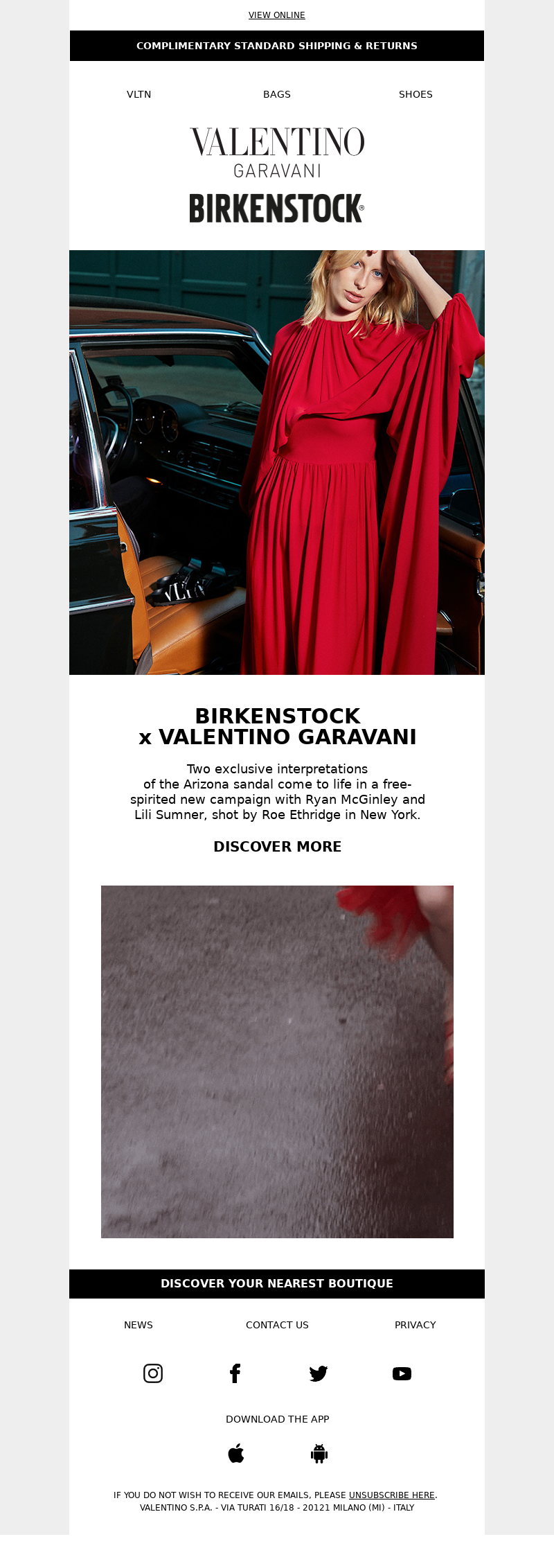Valentino - VALENTINO IN COLLABORATION WITH BIRKENSTOCK