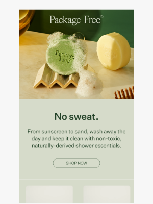 Package Free - Summertime is sticky.