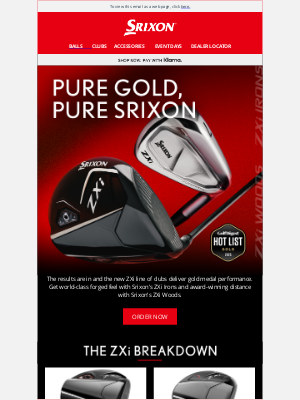 Srixon - Pure Gold, Pure Srixon