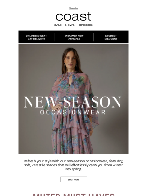 Coast Stores (United Kingdom) - Step into Spring with Our New-Season Occasionwear