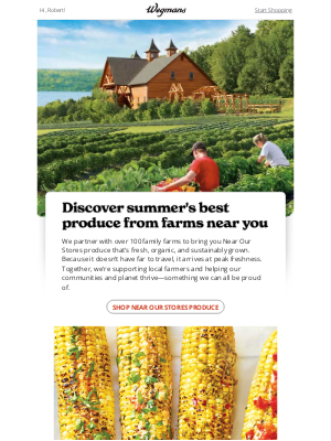 Wegmans Food Markets - Summer’s Best Corn & Squash Are Here!