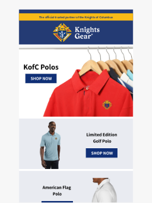 KnightsGear - Upgrade Your Look: Shop KofC Polos