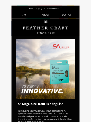 Feather Craft Fly Fishing - Introducing Scientific Anglers Magnitude Trout Floating Line