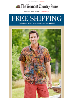 Vermont Country Store - Free shipping + Stay cool this summer