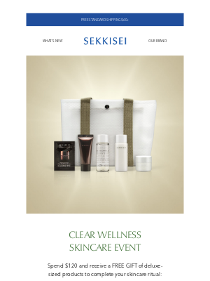 Sekkisei-usa - ✨ Your Exclusive Gift Awaits: CLEAR WELLNESS SKINCARE EVENT ✨