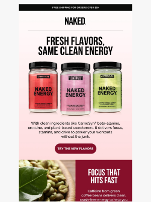 Naked Nutrition - 🍉 Naked Energy Just got Juicier 🍒