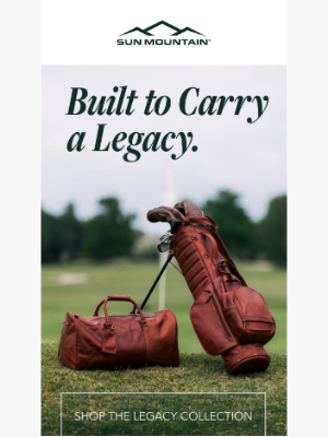 Sun Mountain Sports - Introducing The Legacy Collection