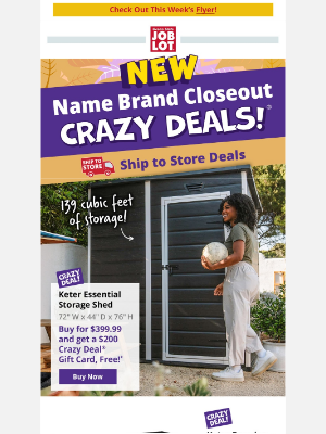 Ocean State Job Lot - Your Smartest Shopping Solution? Crazy Deals & Ship to Store!