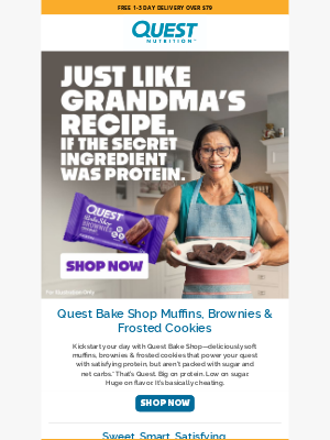 Quest Nutrition - Your Grandma Would Approve