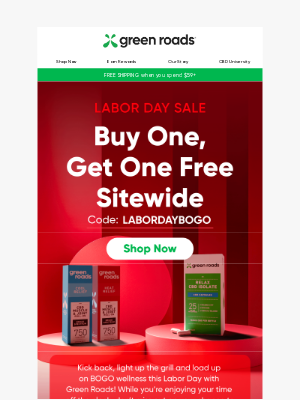 Green Roads - Have You Claimed Your Holiday Freebie?