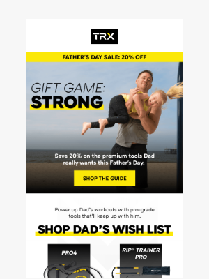 TRX Training - Celebrate Dad’s Strength
