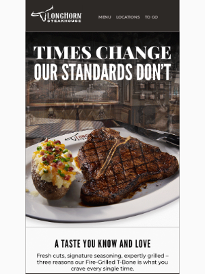 LongHorn Steakhouse - A classic that never misses…