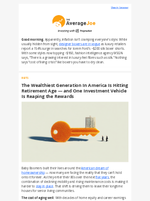 The Average Joe - 👵 America’s senior windfall