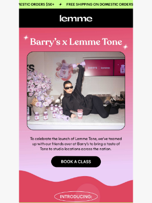 Lemme - Barry’s x Lemme Tone 💪💪