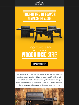Traeger Grills - The All-New Woodridge Series