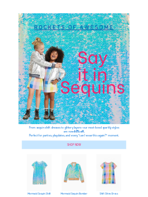 ROCKETS OF AWESOME - All that glitters | 60% OFF