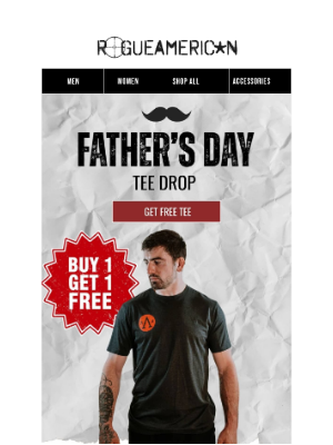 RogueAmericanApparel.com inc - It’s Big Man’s Day | Buy 1 Get 1 Free