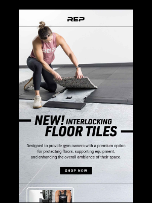 REP Fitness - NEW: Interlocking Floor Tiles