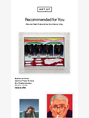 Artsy - New works for Elmer by Sophie Larrimore and more