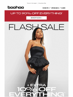 boohoo (United Kingdom) - Flash offer: Extra 10% off