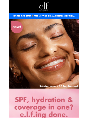 e.l.f. Cosmetics - SPF, hydration & coverage in 1? e.l.f.ing done 🤩
