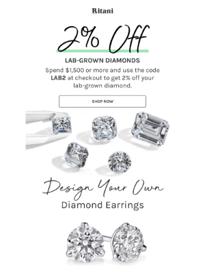 Ritani - Save on your Lab-Grown Diamond💎